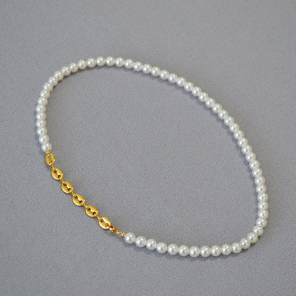 Vintage Handmade Gold Necklace