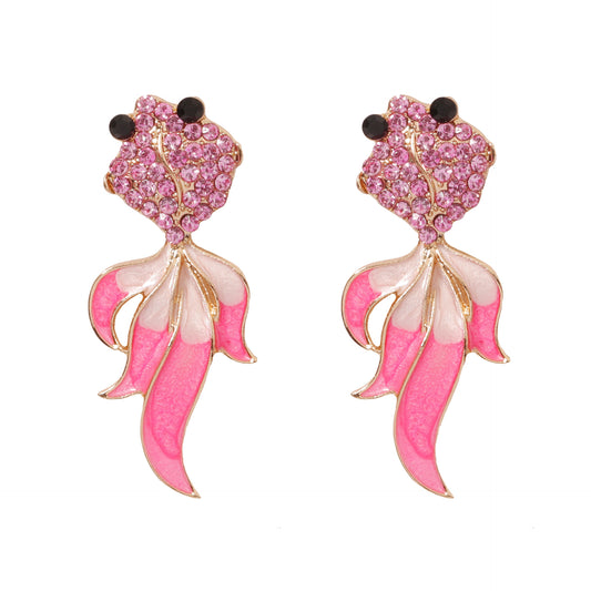 Vintage Handmade Gold Earring
