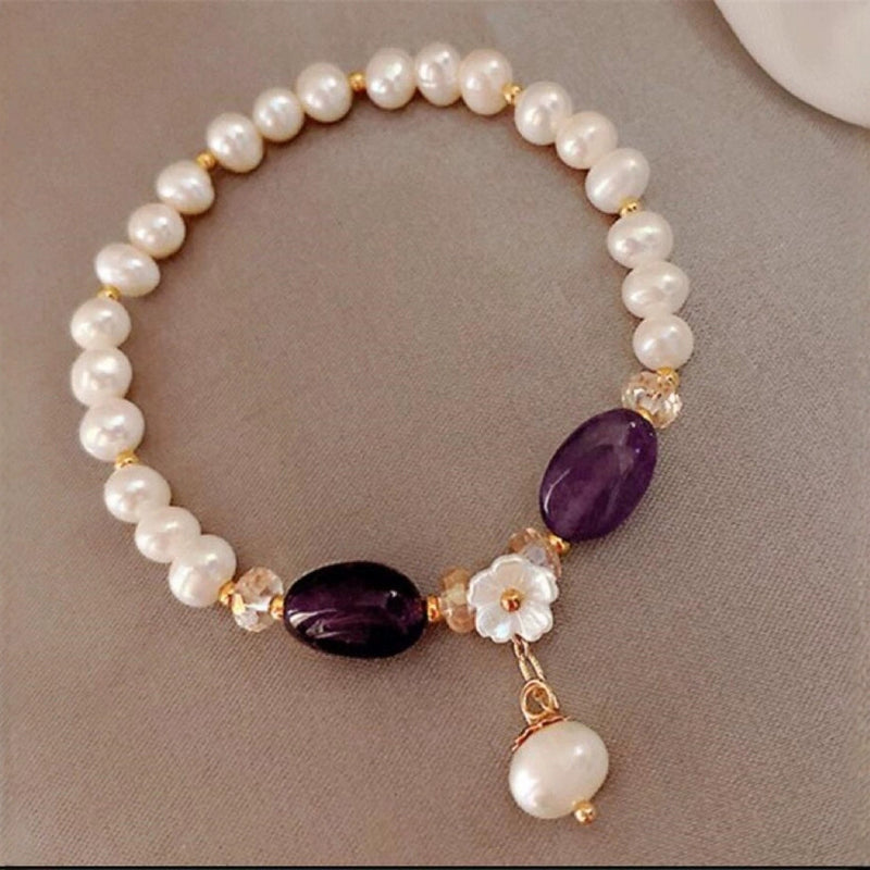 Delicate Artisan Pearl Bracelet
