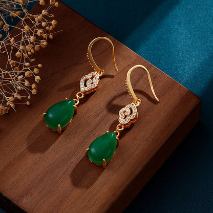 Vintage Handmade Gold Earring