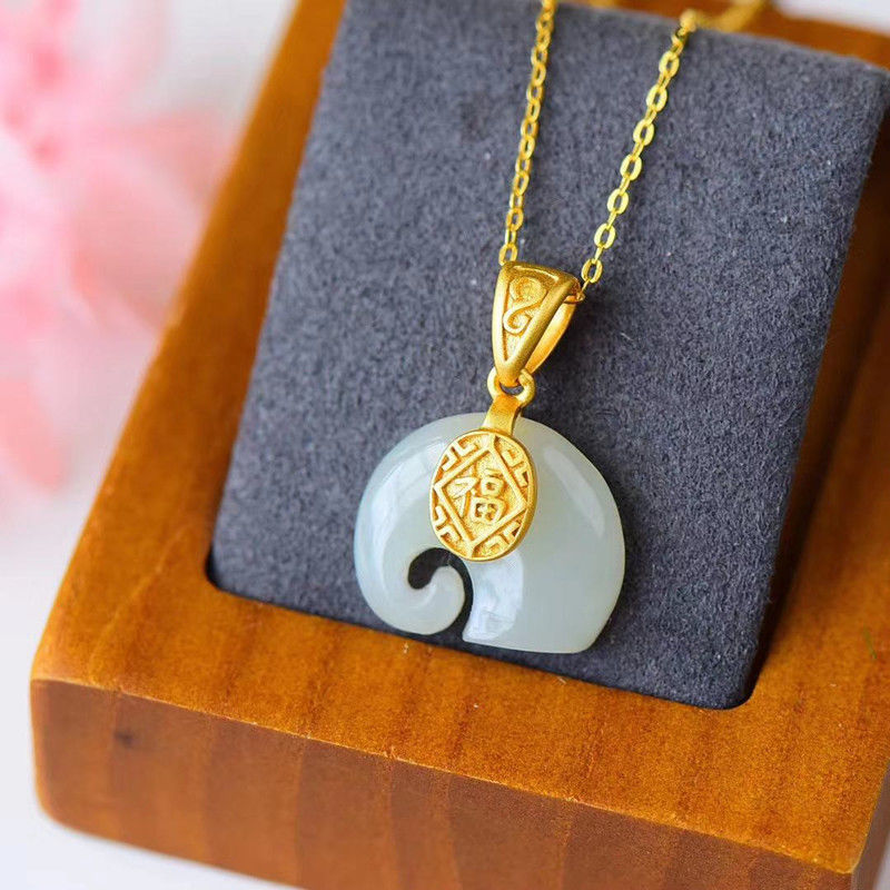 Vintage Handmade Gold Necklace