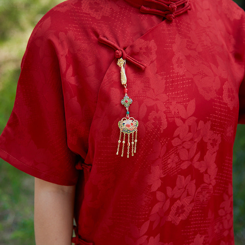 Vintage Handmade Gold Pendant