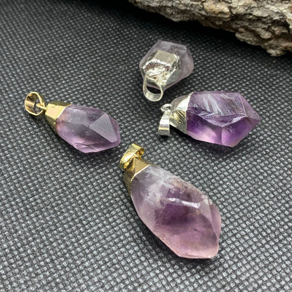 Delicate Artisan Gold Pendant