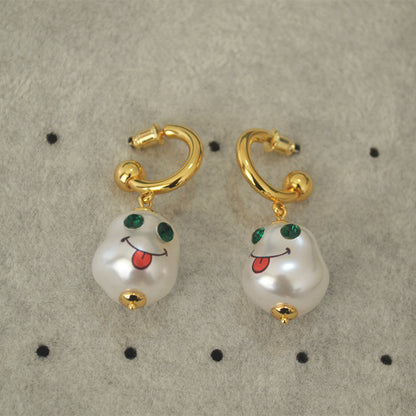 Vintage Handmade Pearl Earring