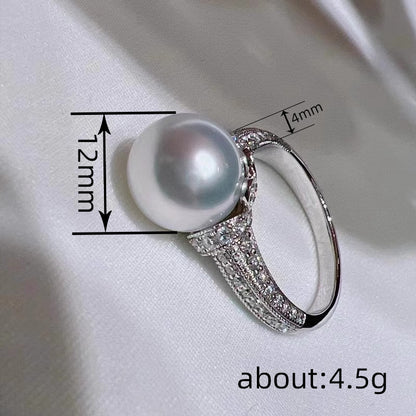 Romantic Pearl Ring for Special Moments