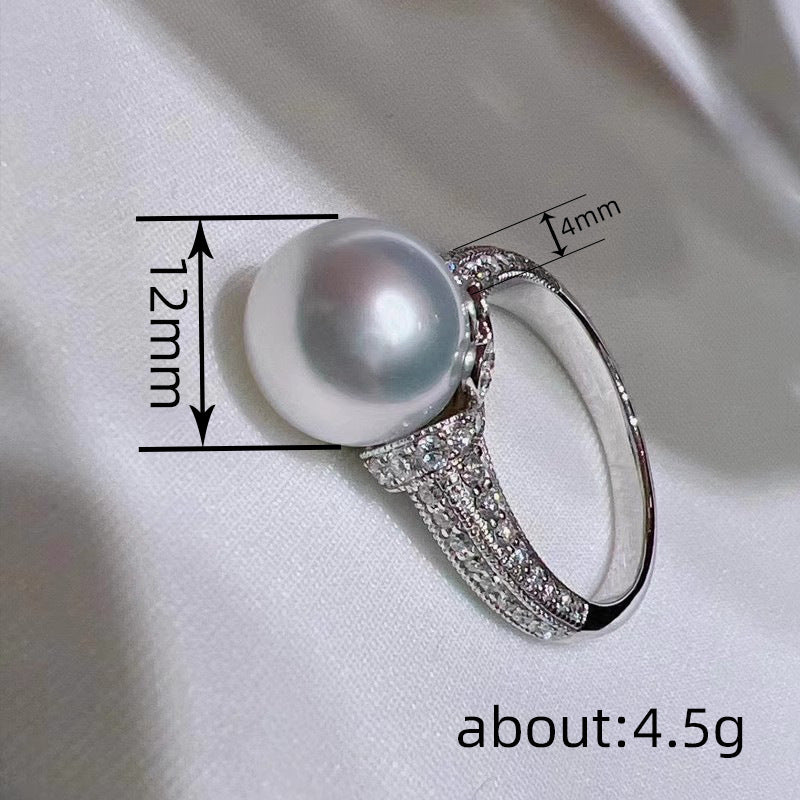 Romantic Pearl Ring for Special Moments