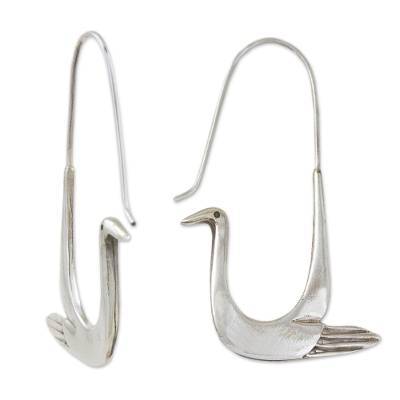 Vintage Handmade Silver Earring