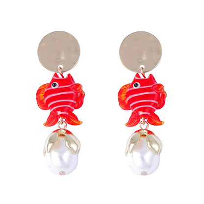 Delicate Artisan Pearl Earring