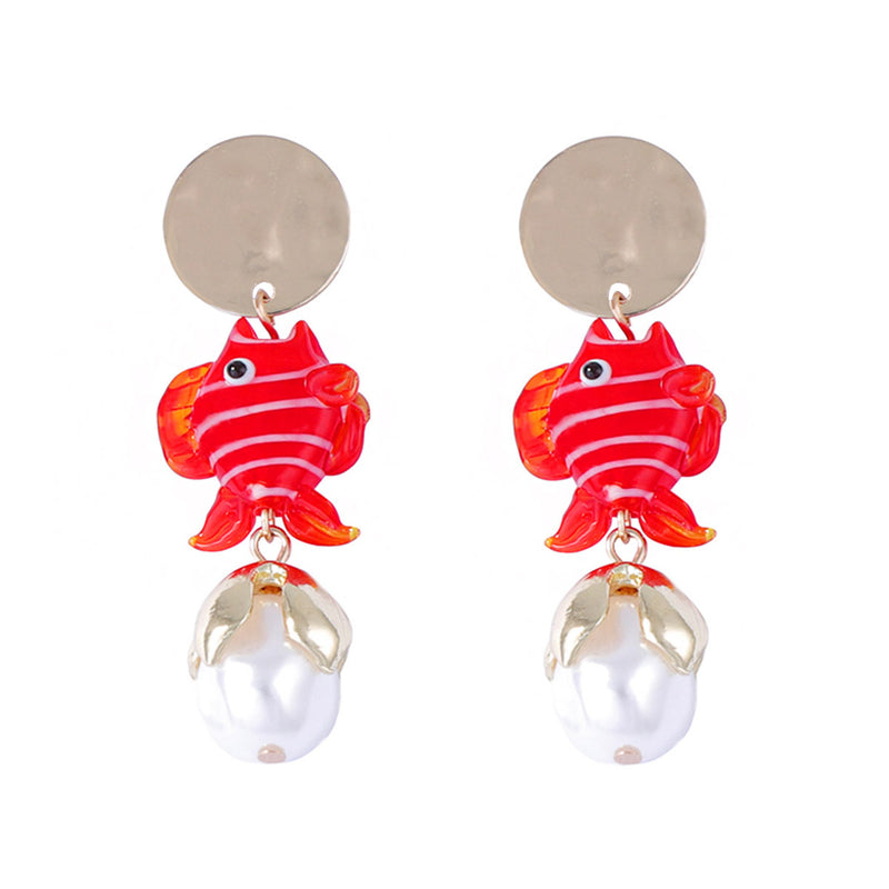 Delicate Artisan Pearl Earring