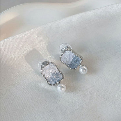 Delicate Artisan Pearl Earring