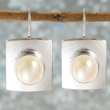 Delicate Artisan Pearl Earring