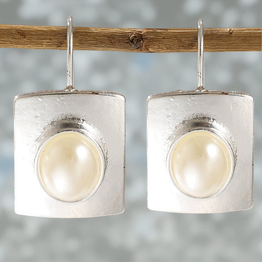 Delicate Artisan Pearl Earring