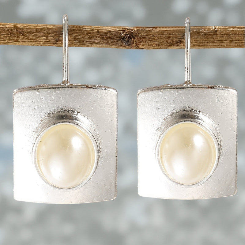 Delicate Artisan Pearl Earring