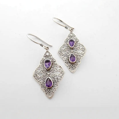 Vintage Handmade Silver Earring