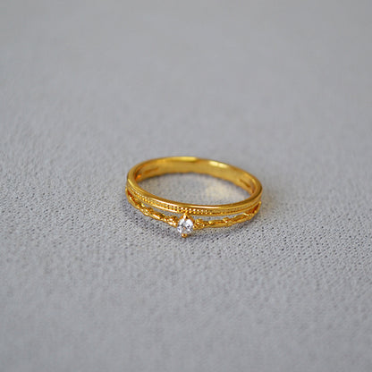 Vintage Handmade Gold Ring