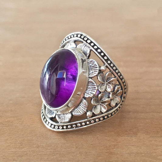 Delicate Artisan Silver Ring