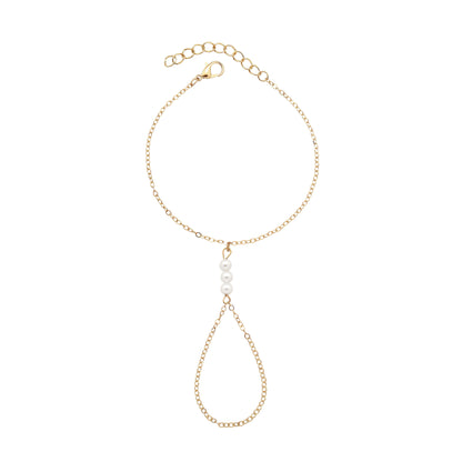 Delicate Artisan Pearl Bracelet