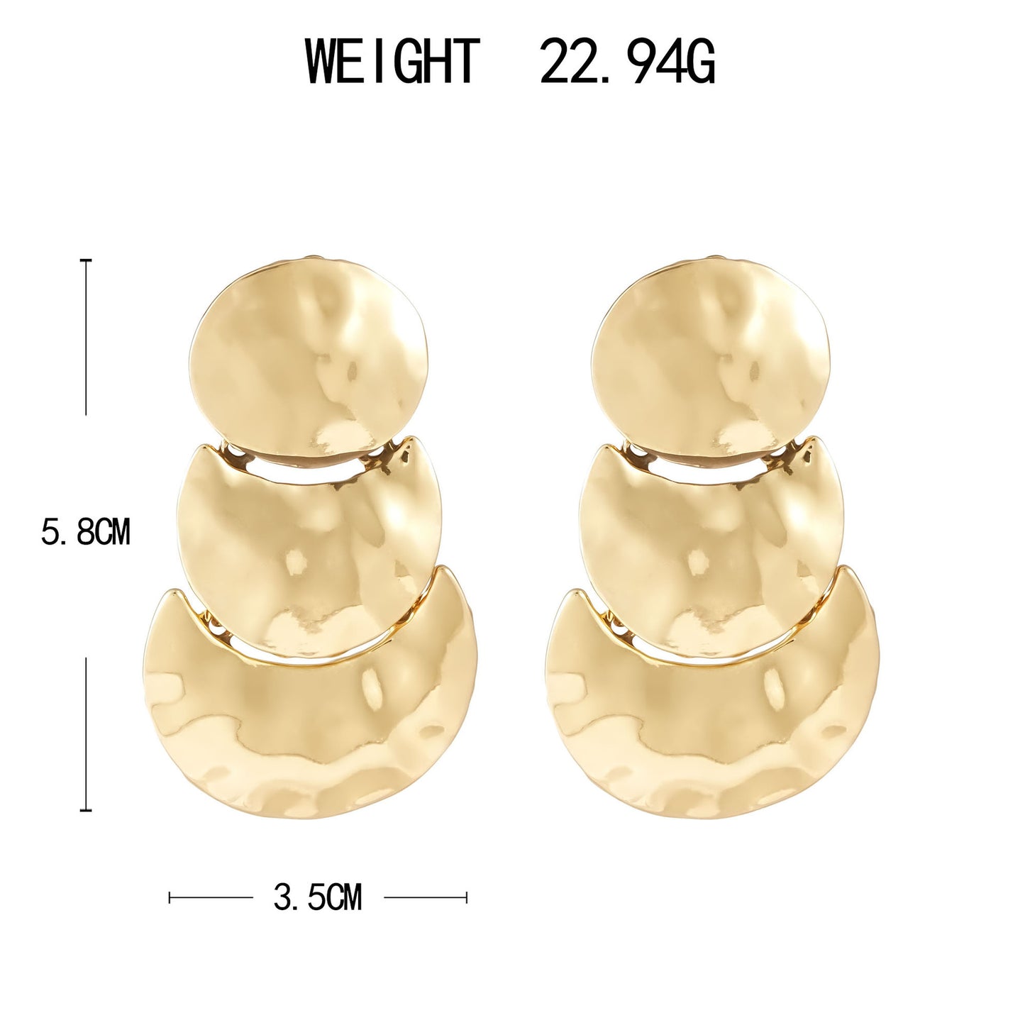 Beautiful Gold Earring with Unique Style