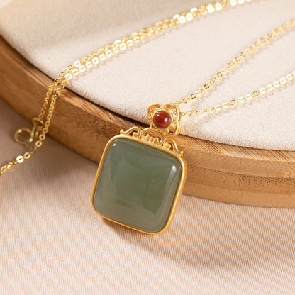 Vintage Handmade Gold Necklace
