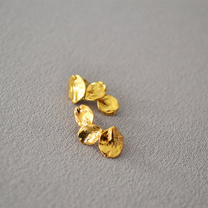 Vintage Handmade Gold Earring