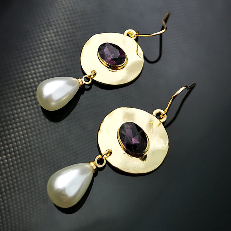 Delicate Artisan Pearl Earring