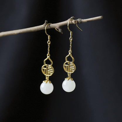 Delicate Artisan Gold Earring