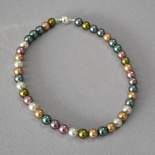 Delicate Artisan Pearl Necklace