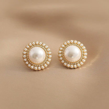 Delicate Artisan Pearl Earring