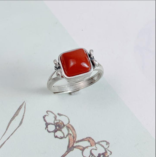 Delicate Artisan Silver Ring