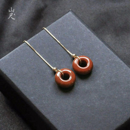 Delicate Artisan Gold Earring