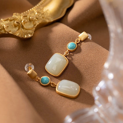 Delicate Artisan Gold Earring