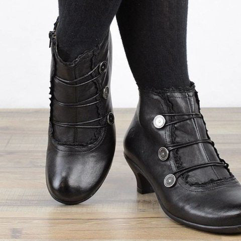 Classic Orthopedic Boots with Timeless Style