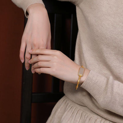 Vintage Handmade Silver Bracelet