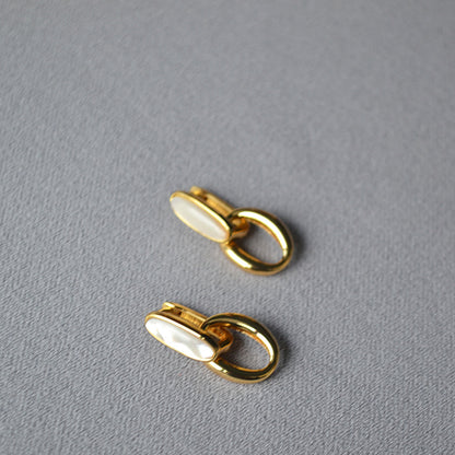 Delicate Artisan Pearl Earring