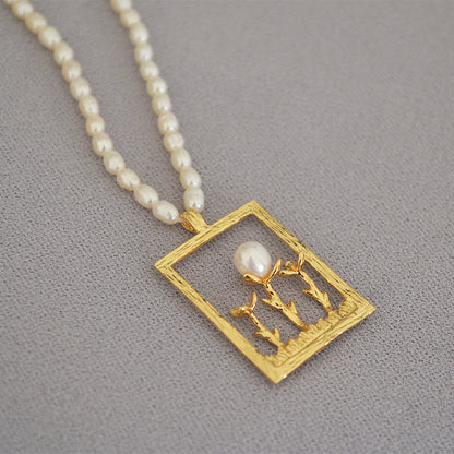 Delicate Artisan Gold Necklace