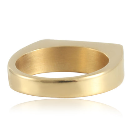 Delicate Artisan Gold Ring