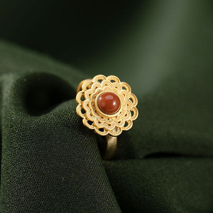 Delicate Artisan Silver Ring