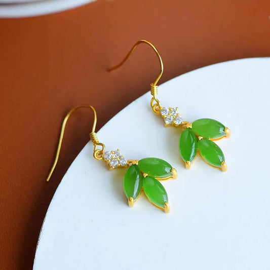 Delicate Artisan Gold Earring