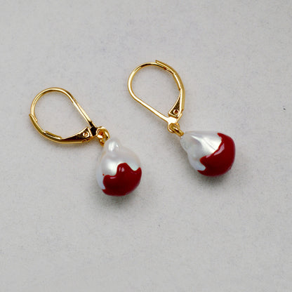 Delicate Artisan Gold Earring