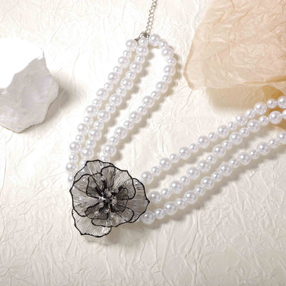 Delicate Artisan Pearl Necklace