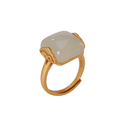Delicate Artisan Gold Ring