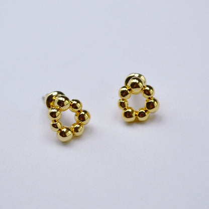Vintage Handmade Gold Earring