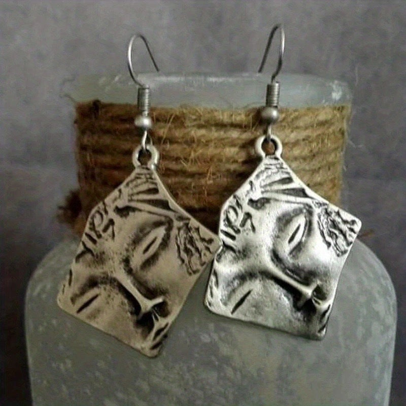 Vintage Handmade Silver Earring