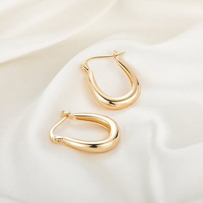 Vintage Handmade Gold Earring