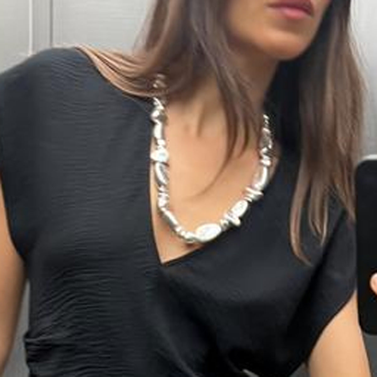 Vintage Handmade Silver Necklace