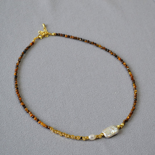Vintage Handmade Pearl Necklace