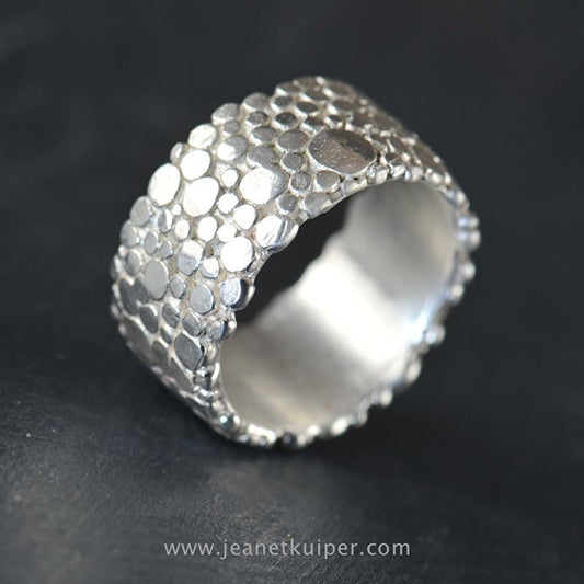 Delicate Artisan Silver Ring
