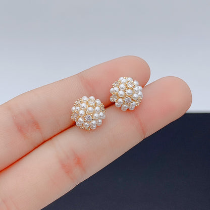 Delicate Artisan Pearl Earring