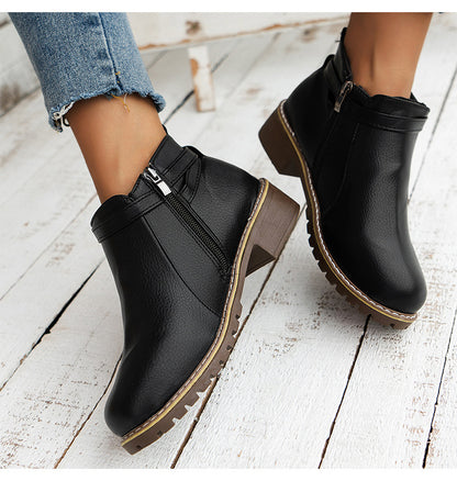 Classic Orthopedic Boots with Timeless Style
