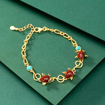 Delicate Artisan Gold Bracelet